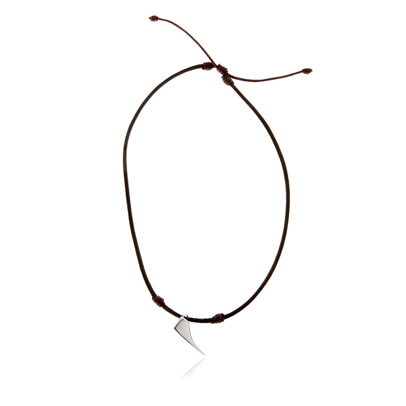 Signature Leather Necklace for Men - Georgina Jewelry