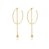 Runway Long Pendulum  Earring - Georgina Jewelry