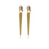 Runway Crystal Triangle Earrings - Georgina Jewelry