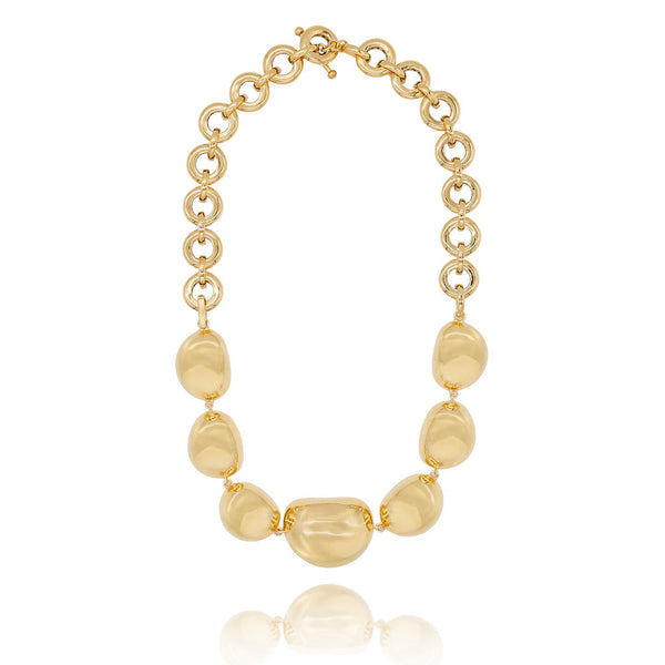 Gold Signature Dome Necklace