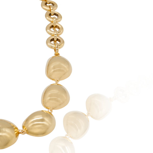 Gold Signature Dome Bracelet - Georgina Jewelry