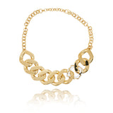Gold Signature Resin Chain Necklace