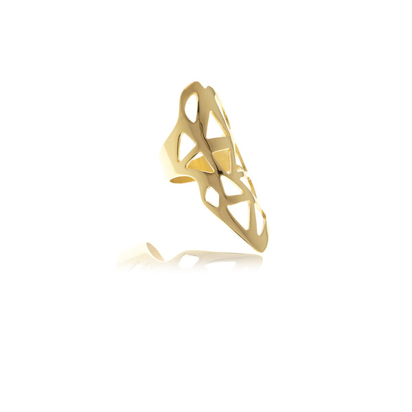 Les Racines Triangle Ring - Georgina Jewelry