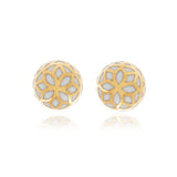 Signature Flower Ball Earrings - Georgina Jewelry