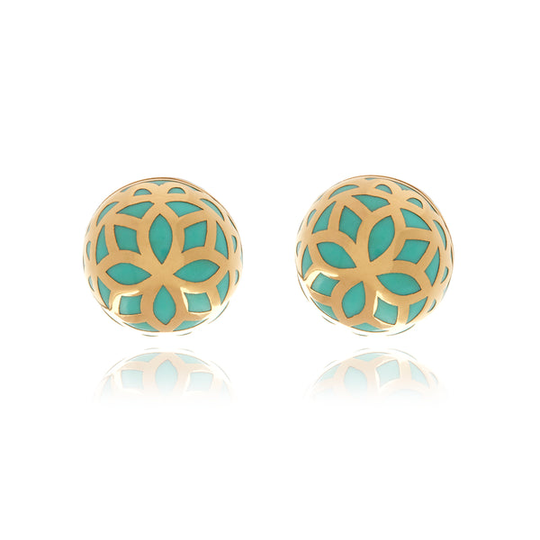 Signature Flower Ball Earrings - Georgina Jewelry