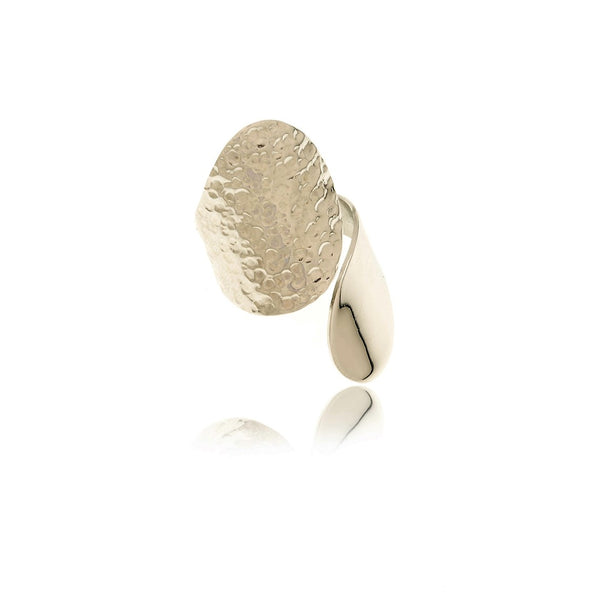Sidereal Hammered Adjustable Ring - Georgina Jewelry