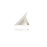 Sidereal Gold Hammered Ring - Georgina Jewelry