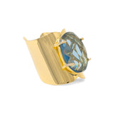 Gold Emerald Crystal Ring - Georgina Jewelry