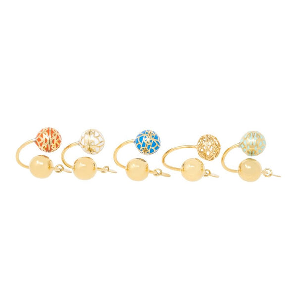Signature Turquoise Sphere Resin Ring - Georgina Jewelry