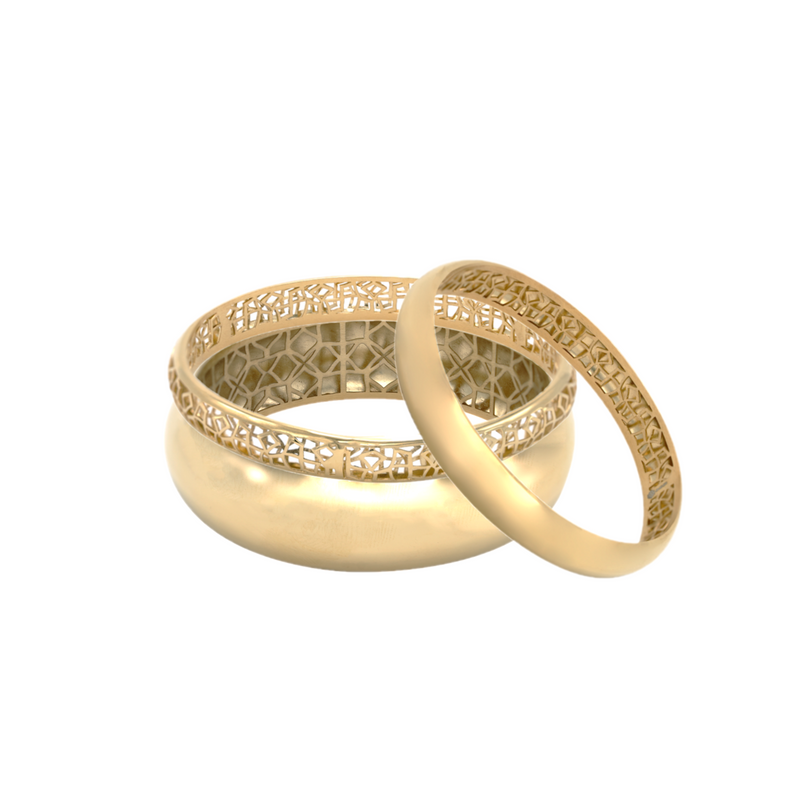 Signature Gold Bangles - Georgina Jewelry