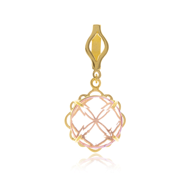 Signature Crystal Flower Charm with Choker - Georgina Jewelry