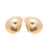 Gold Signature Dome Earrings - Georgina Jewelry