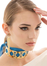 Signature Gold Choker Necklace - Georgina Jewelry