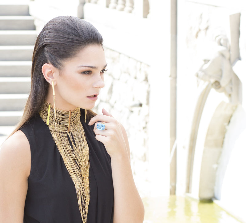 Releve Runway Gold Chain Necklace - Georgina Jewelry